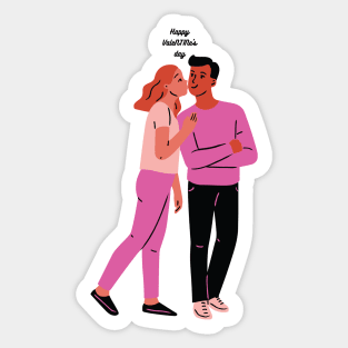 happy valentine's day T-shirt Sticker